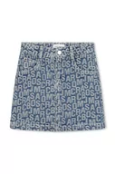 Sukienki i spódniczki dla dziewczynek - Marc Jacobs spódnica jeansowa dziecięca kolor niebieski mini ołówkowa - miniaturka - grafika 1