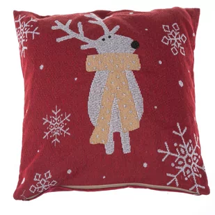 Dakls Bożonarodzeniowa poszewka na poduszkę Reindeer, 40 x 40 cm - Pozostałe akcesoria świąteczne - miniaturka - grafika 1