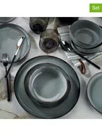 Serwisy obiadowe - Hermia 18-częściowy zestaw w kolorze niebieskim - miniaturka - grafika 1