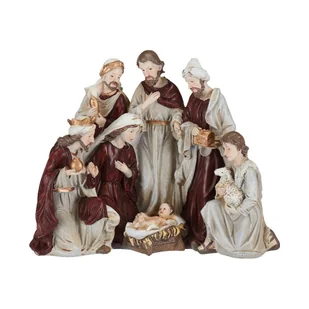 Figurki Świąteczne Pokłon Trzech Mędrców 19 Cm Holy Family VILLA ITALIA - Ozdoby bożonarodzeniowe - miniaturka - grafika 1
