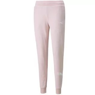 Spodnie damskie - Spodnie Damskie Puma Power Graphic Pants Różowe 847115 16-M - grafika 1