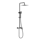 Zestawy prysznicowe - Kolumna prysznicowa Valvex Lima grafit szczotkowany 2420198 - miniaturka - grafika 1