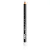 Kredki do oczu - NYX PROFESSIONAL MAKEUP Slim Eye Pencil Kredka do oczu White - miniaturka - grafika 1