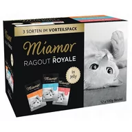 Mokra karma dla kotów - Miamor Ragout Royale Mix Galaretka - indyk, łosoś, cielęcina saszetki 12x100g - miniaturka - grafika 1