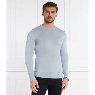 Swetry męskie - Calvin Klein Sweter | Regular Fit | z dodatkiem jedwabiu - grafika 1