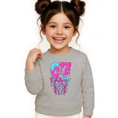 Bluzy dla dziewczynek - BLUZA DZIECIĘCA 67 SIX SEVEN KOSZYKÓWKA DLA CHŁOPCA DZIEWCZYNKI 134-140 - miniaturka - grafika 1