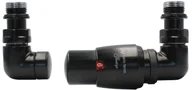 Zawory i kraniki - Varioterm Zawór termostatyczny trójosiowy Vision - czarny mat prawy VIGS0224CFK/P - miniaturka - grafika 1