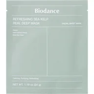 Maseczki do twarzy - Biodance Refreshing Sea Kelp Real Deep Mask - miniaturka - grafika 1