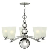 Lampy sufitowe - Elstead Lighting Zelda 5Lt Chandelier Polished Nickel HK/ZELDA5 PN Elstead lampa wisząca nowoczesna HK/ZELDA5 PN) - miniaturka - grafika 1