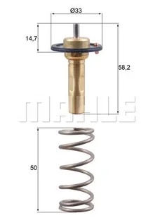 Termostat, płyn chłodzący Mahle TX 265 89D - Termostaty - miniaturka - grafika 1