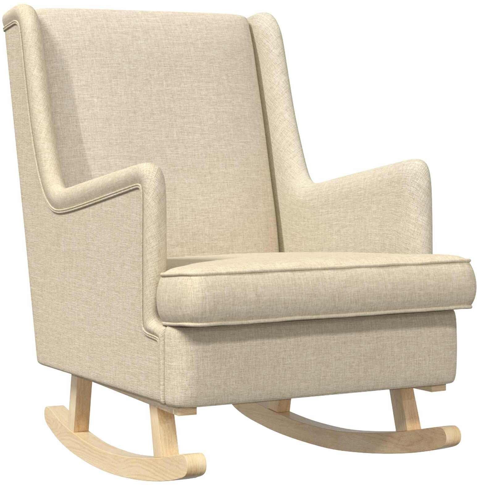 vidaXL vidaXL Fotel bujany Kremowy 62 x 80 x 85 cm tkanina