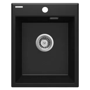 Deante Eridan Zlewozmywak granitowy 1-komorowy bez ociekacza - nero ZQE_N104 ZQE N104 [15894569] - Zlewozmywaki - miniaturka - grafika 1