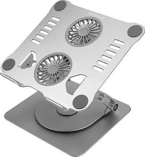 Podstawka chłodząca Hismart Planšetinio kompiuterio aušinimo stovas HISMART, su 2 ventiliatoriais - Podkładki chłodzące pod laptopa - miniaturka - grafika 1
