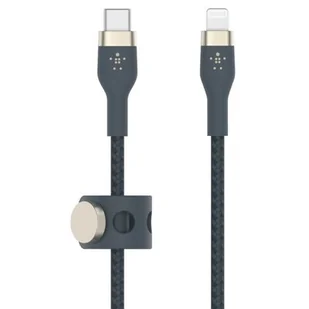Belkin Kabel USB Typ-C Lightning Braided Silicone 3m Niebieski CAA011BT3MBL - Kable USB - miniaturka - grafika 1
