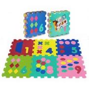 Układanki dla dzieci - Artyk 6 elementów Puzzle piankowe cyfry GXP-563350 - miniaturka - grafika 1
