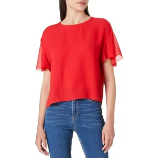 Bluzka damska Pepe Jeans Geovanna luźna czerwona-S - Bluzki damskie - miniaturka - grafika 1
