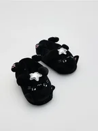 Kapcie damskie - Reserved - Kapcie kotki - czarny - miniaturka - grafika 1