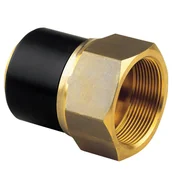 Łączniki, trójniki, kształtki - Adapter PE-mosiądz z gwintem wewnętrznym GW, DN32X1" PE100, SDR11, PN10 gaz/PN16 woda, do montażu z elektromufą lub elektroredukcją - miniaturka - grafika 1