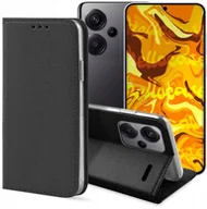 Etui i futerały do telefonów - ETUI Z KLAPKĄ DO XIAOMI REDMI NOTE 13 PRO PLUS 5G CZARNE MAGNETYCZNE KABURA - miniaturka - grafika 1