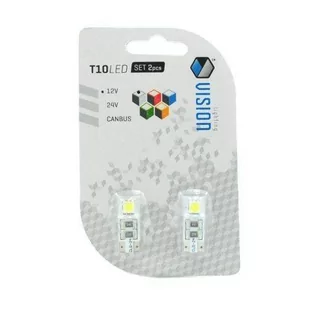 Żarówka samochodowa LED W5W T10 12V 2xSMD Canbus biała Y2-1337 - Żarówki samochodowe - miniaturka - grafika 1