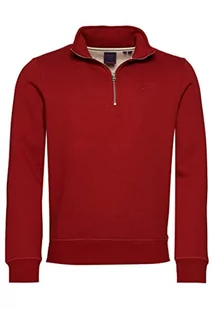 Superdry Jersey Henley Bluza męska, Ścieżka Red Marl, XL - Bluzy męskie - miniaturka - grafika 1