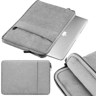 Części i akcesoria do laptopów - Etui case torba pokrowiec uniwersalne do tabletów Samsung Apple Lenovo Thinkpad Matebook Xiaomi Asus laptopa Macbook AIR 13 13,3" | XL szary - miniaturka - grafika 1