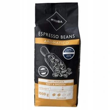 Kawa ziarnista Espresso Rioba Platinum Aromatico 1kg