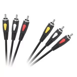 CABLETECH Kabel 3RCA-3RCA 1.8m Eco-Line LEC-KPO4002-1.8 - Kable - miniaturka - grafika 1