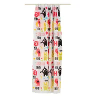 Zasłony prysznicowe - Zasłona prysznicowa Hug Me biała poliester 180x200 cm - miniaturka - grafika 1