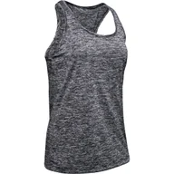 Koszulki sportowe damskie - Damski podkoszulek Under Armour Tech Tank - Twist Black XS - miniaturka - grafika 1