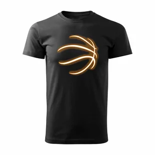 Koszulka do koszykówki basketball koszykówka do kosza męska czarna REGULAR-M - Koszulki męskie - miniaturka - grafika 1