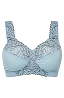 Biustonosze - bonprix Biustonosz odciążający bez fiszbinów z wyściełanymi ramiączkami niebieski - miniaturka - grafika 1