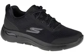 Sneakersy męskie - Skechers Go Walk Arch Fit 216116-Bbk Męskie Sneakersy Czarne - miniaturka - grafika 1