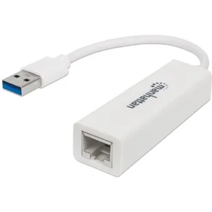 Manhattan Konwerter USB 3 0 - Wtyk RJ-45 Ethernet 10/100/1000 GIGA - Wtyczki i adaptery - miniaturka - grafika 2