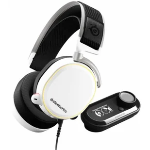 SteelSeries Arctis Pro + GameDAC białe - Słuchawki - miniaturka - grafika 1