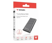 Dyski SSD - Verbatim TurboMetal SSD USB4 2TB 32022 - miniaturka - grafika 1