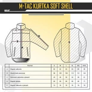 M-Tac - Kurtka - Soft Shell - Piaskowa  - 20201003 - Odzież taktyczna i umundurowanie - miniaturka - grafika 14