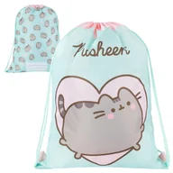 Worki na buty - St. Majewski Worek Szkolny Sportowy Gimnastyczny Na Buty Obuwie Do Szkoły Na Basen Trening Pusheen Mint - miniaturka - grafika 1