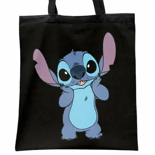 Torba bawełniana czarna na zakupy Stitch Lilo i Stich Dla Fanów - Torby i wózki na zakupy Torba bawełniana czarna na zakupy Stitch Lilo i Stich Dla Fanów - Torby i wózki na zakupy - miniaturka - grafika 1