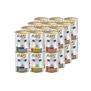 RAFI Cat Kawałki w sosie mix smaków 30x415g - Mokra karma dla kotów - miniaturka - grafika 1