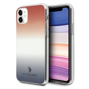 U.s. polo assn US Polo USHCN61TRDGRB iPhone 11 czerwono-niebieski/blue&red Gradient Pattern Collection - Czerwony Niebieski - Etui i futerały do telefonów - miniaturka - grafika 2