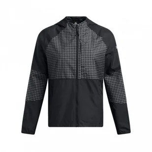 Damska kurtka do biegania Under Armour UA Launch Elite Cw Jacket - czarna - Kurtki damskie - miniaturka - grafika 1