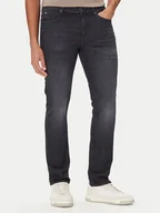 Spodnie męskie - BOSS Jeansy H-Delaware 50550954 Czarny Slim Fit - miniaturka - grafika 1