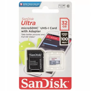 Karta microSD SanDisk SDSQUNR-032G-GN3MA 32 GB - Karty pamięci - miniaturka - grafika 1