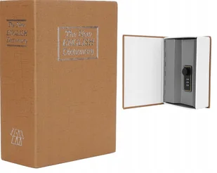 SEJF KASETKA KSIĄŻKA PIENIĄDZE METALOWA NA KOD 2 - Sejfy i kasy pancerne - miniaturka - grafika 1