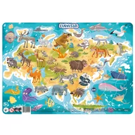 Puzzle - Ravensburger Puzzle ramkowe 53 elementy. DODO. Eurazja - miniaturka - grafika 1