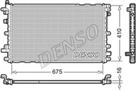 Układ chłodzenia - akcesoria - Chłodnica, układ chłodzenia silnika Denso DRM20113 - miniaturka - grafika 1