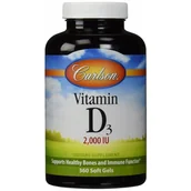 Witaminy i minerały dla sportowców - Carlson Labs Vitamin D3 2000 Iu - 360 Kapsułek - miniaturka - grafika 1