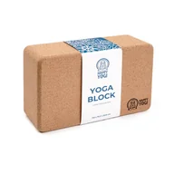 Maty do jogi - Kostka do jogi Happy Yogi - Cork Yoga Block - miniaturka - grafika 1