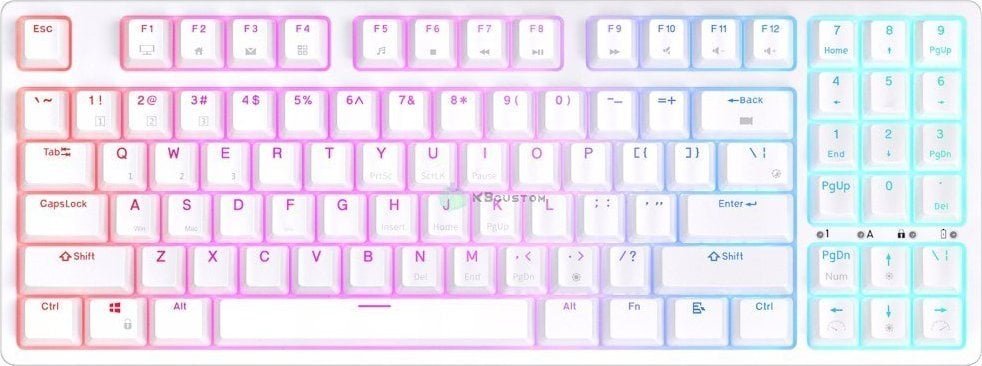 Royal Kludge RK92 - HOTSWAP - WHITE 13580906303